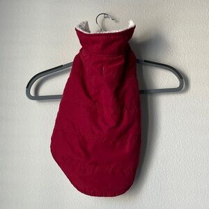 Red Dog Jacket with White Lining